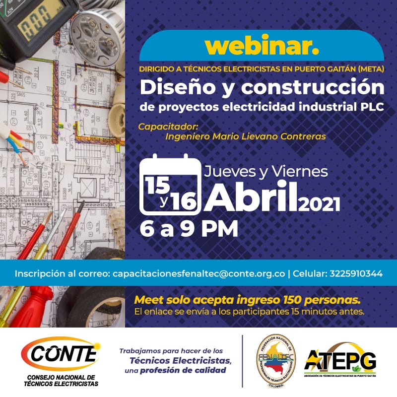 Webinar: Diseño y Construcción Proyecto Electricidad industrial PLC