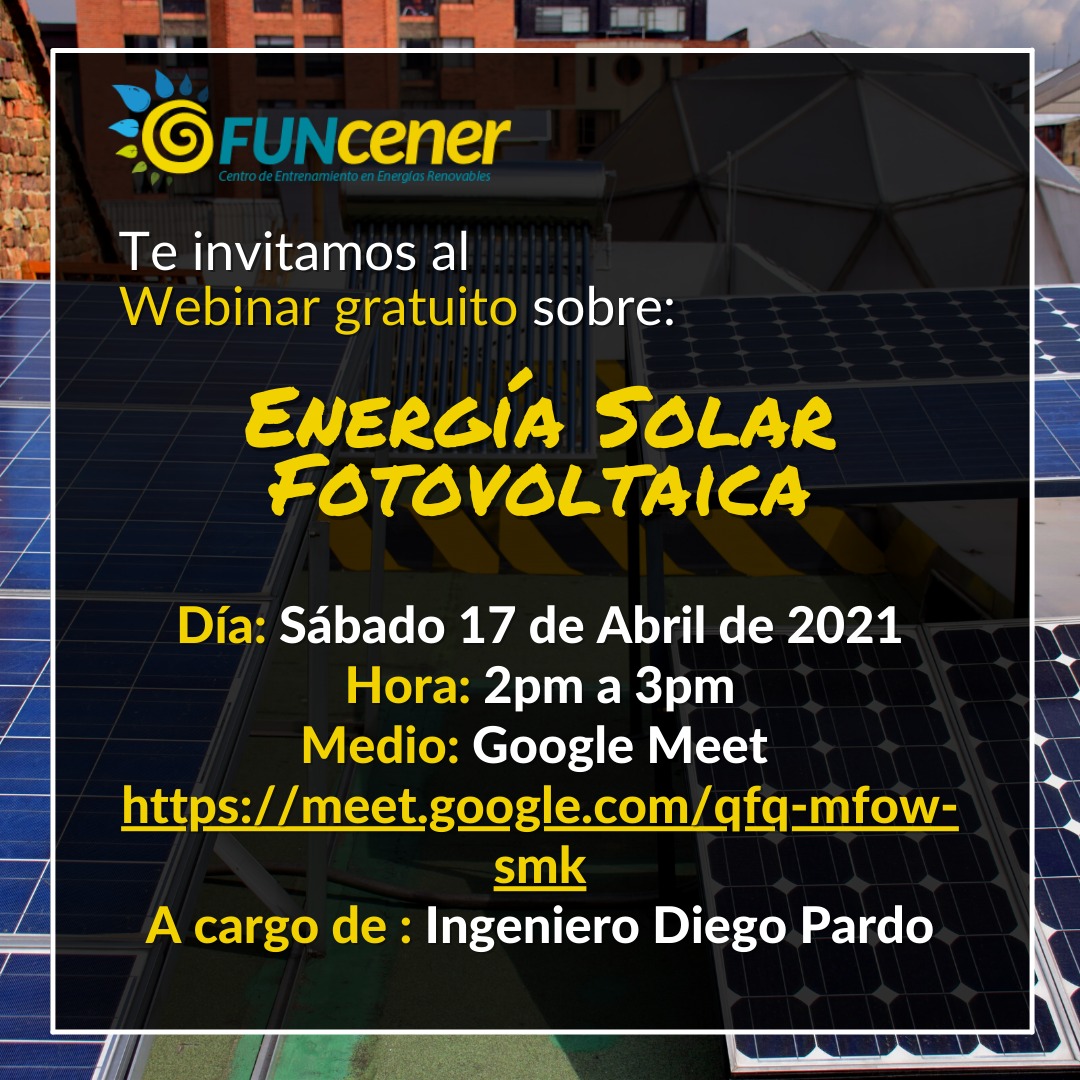 Webinar de Energía solar fotovoltaica